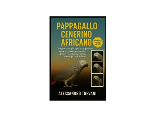 Un pappagallo grigio con coda rossa, protagonista di una guida completa sull'allevamento.