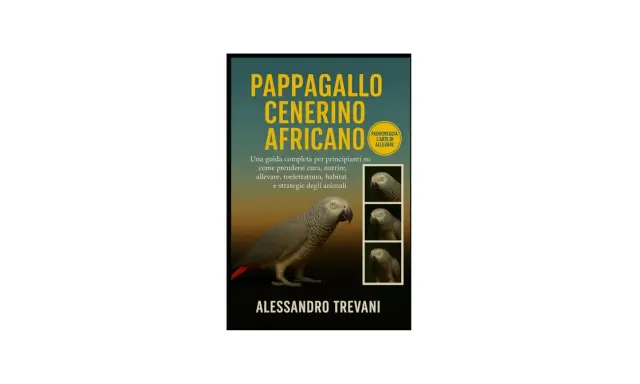 Un pappagallo grigio con coda rossa, protagonista di una guida completa sull'allevamento.